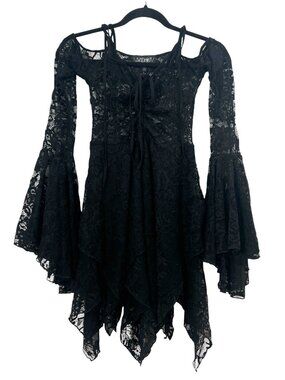 echo asymmetrical mesh wrap dress Echo Asymmetrical Mesh Wrap Dress